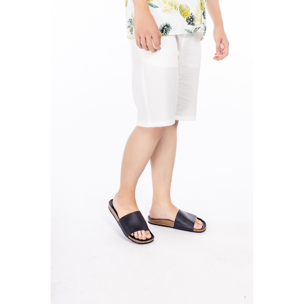 Dép Birken vietnam Unisex xuất khẩu châu âu dòng PU leather mã D05