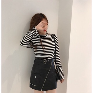 Chân váy da ulzzang