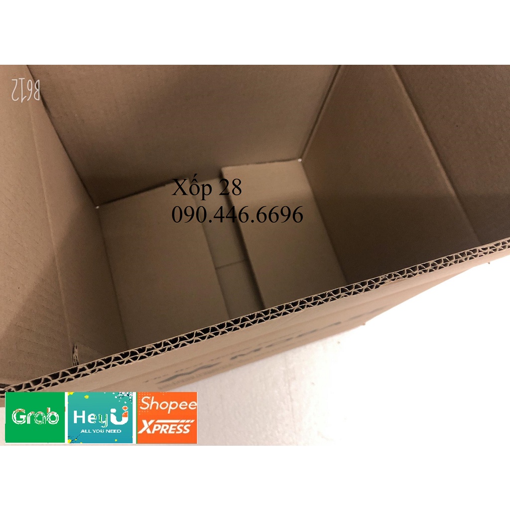 52x36x37 mới cứng 5 lớp Hộp thùng giấy bìa carton dùng đóng gói hàng hóa vận chuyển nhà giá rẻ to nhỏ vừa