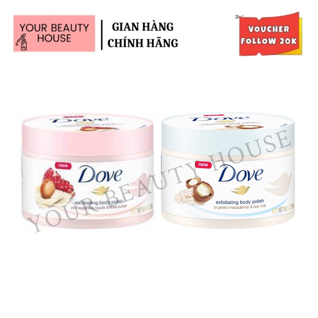 [DOVE] TẨY TẾ BÀO CHẾT DƯỠNG DA TOÀN THÂN