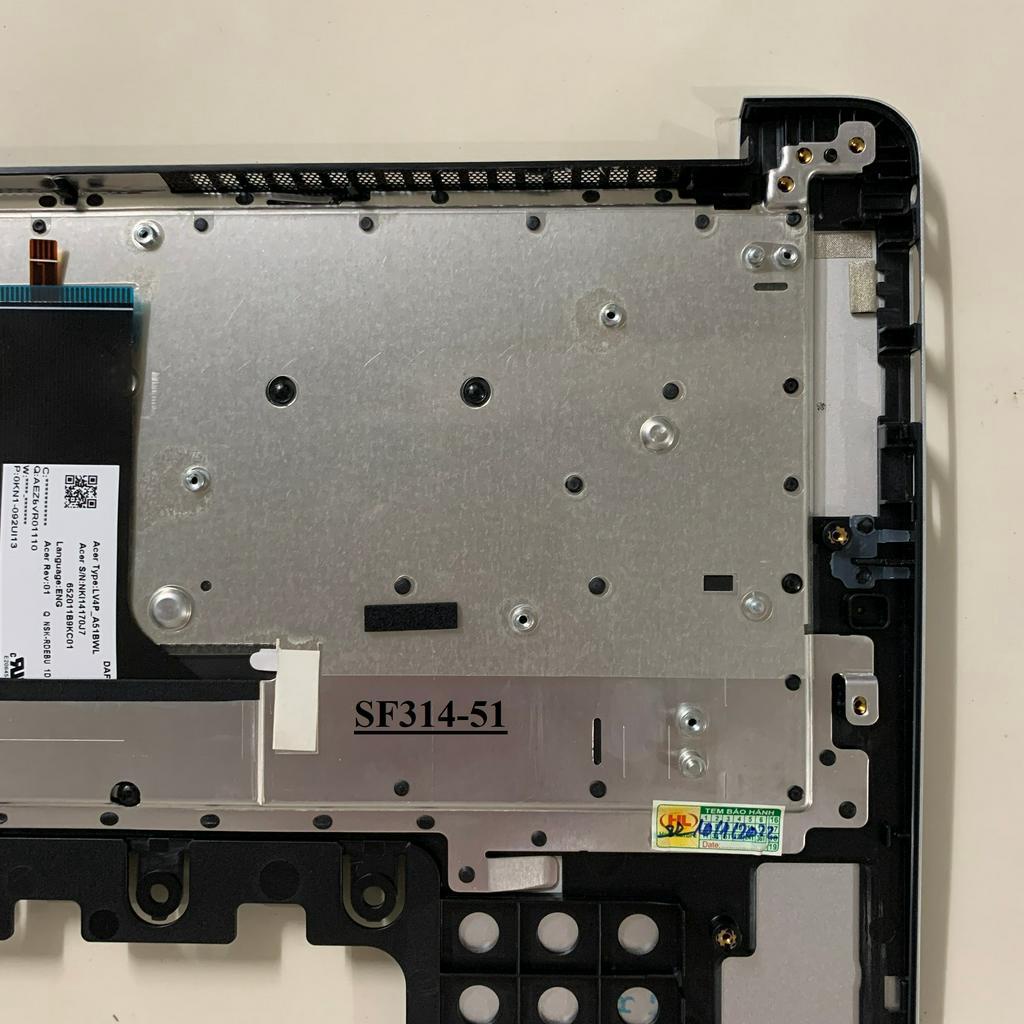 Vỏ Mặt C Dành Cho Laptop Acer – SF314-51- Có sẵn bàn phím - Hàng mới