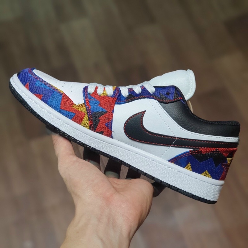 [Hot trend 2021] Jordan low 1 jd thổ cẩm thấp cổ nam nữ BONGSNEAKERA01 Ảnh thật +Freeship | BigBuy360 - bigbuy360.vn