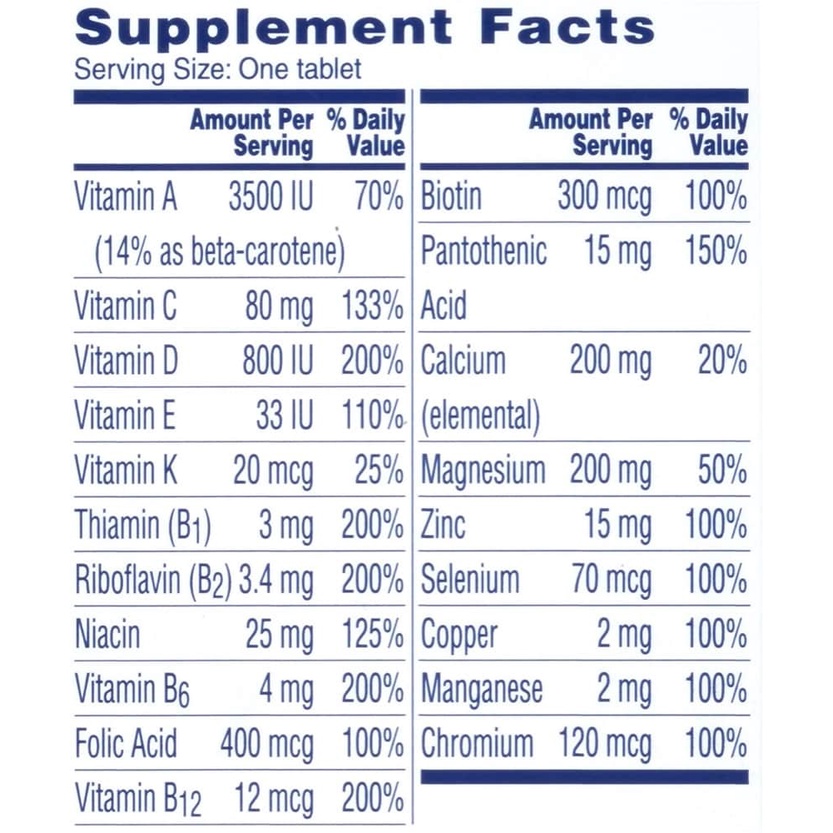 Vitamin One A Day dành cho nam One A Day Men’s Pro Edge Multivitamin 50 Tablets