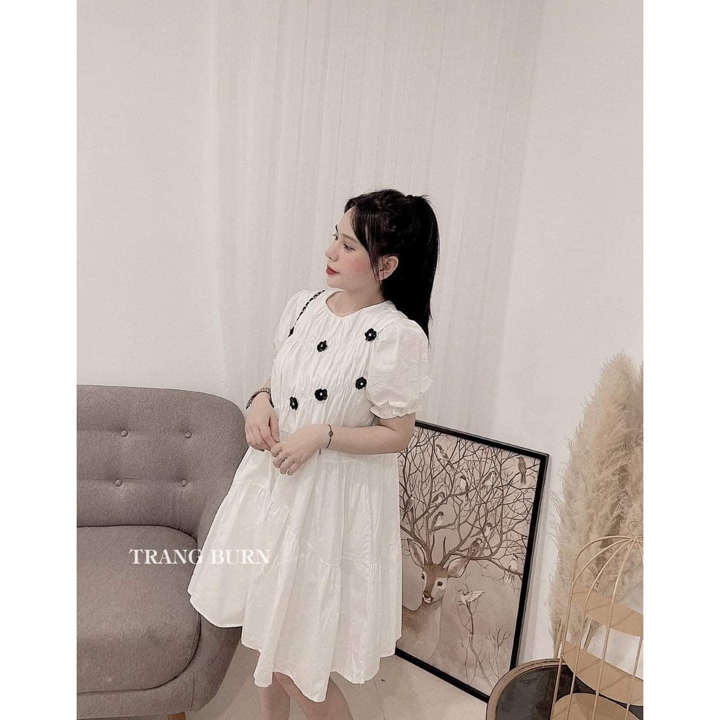 Shop Bầu Xinh Váy bầu đầm bầu cao cấp💕chất kẻ Hàn Châu siêu đẹp❤️free size 43~68kg - Tổng kho váy bầu - HT-Kids