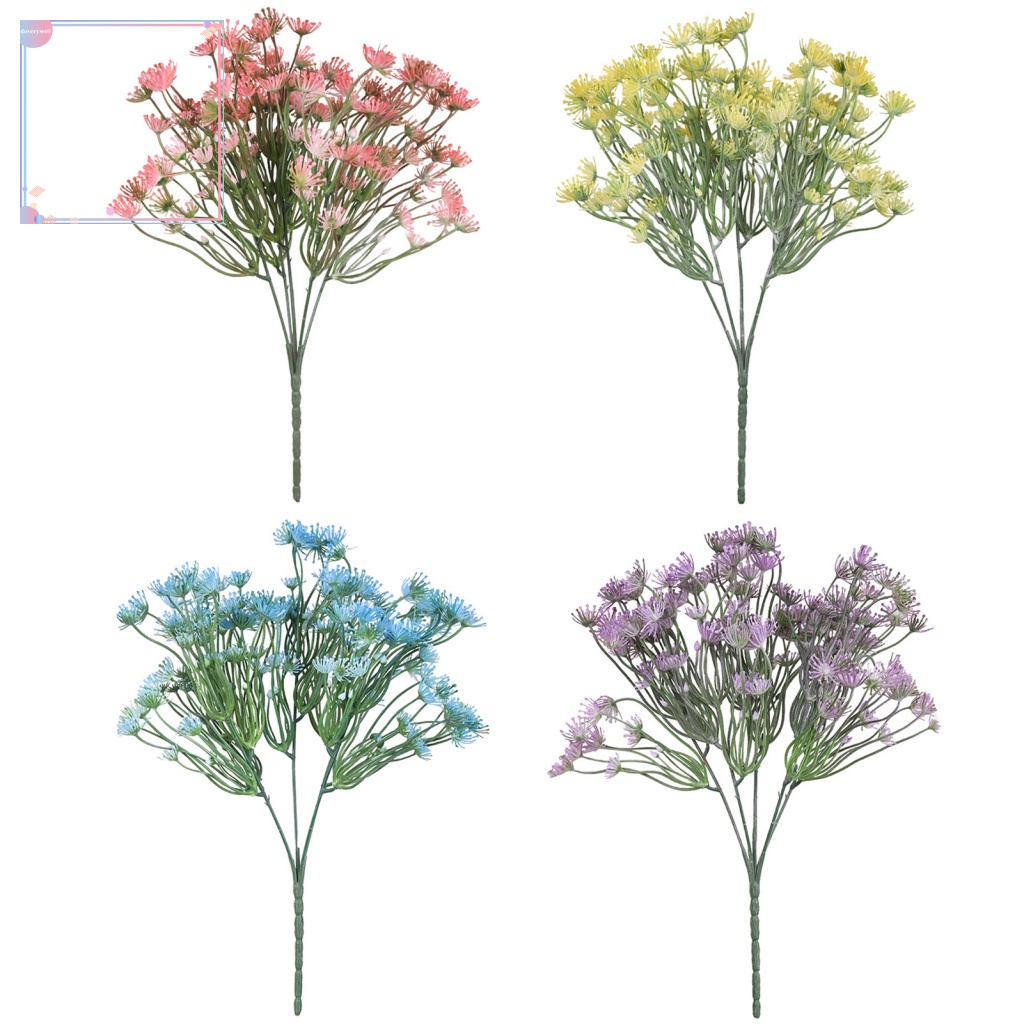 Bó Hoa Giả 4 Màu Tùy Chọn Dùng Trang Trí