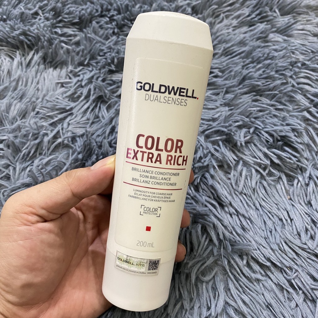 Dầu xả siêu dưỡng màu Goldwell Color Extra Rich Conditioner 200ml - mỹ phẩm ola