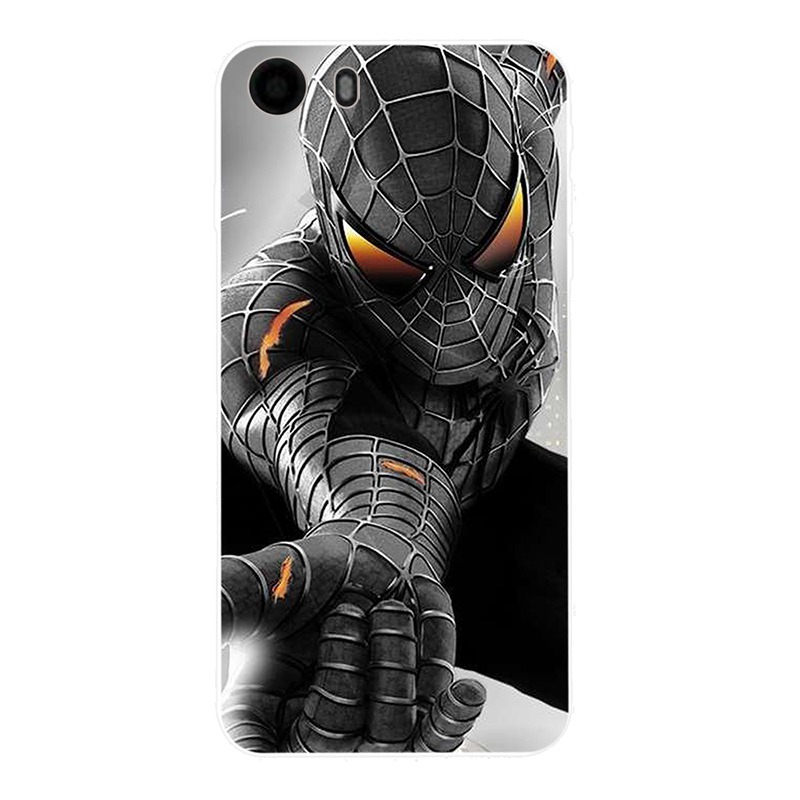 Wiko Lenny Robby Sunny Jerry Razer Phone 2 3 Harry View XL Plus Spiderman pattern-3 Soft Silicon Case Cover