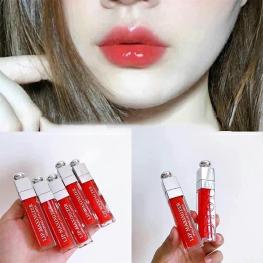 Son Dưỡng Dior Mini 015 Addict Lip Maximizer 2ml [Chính Hãng],Màu Đỏ Cherry,Siêu Yêu,Độ Bóng Nhẹ,Mùi Thơm Ngọt Ngào.