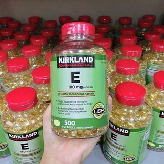 Vitamin E 400 Iu 500 Viên Kirkland Của Mỹ Hỗ Trợ Làm Đẹp Da