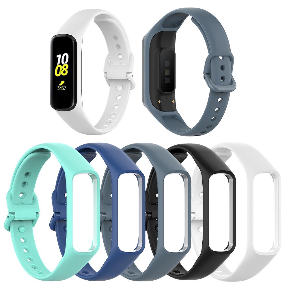 Dây Đeo Silicon+Khung Bảo Vệ Cho Đồng Hồ Samsung Galaxy Fit-E Sm-R375