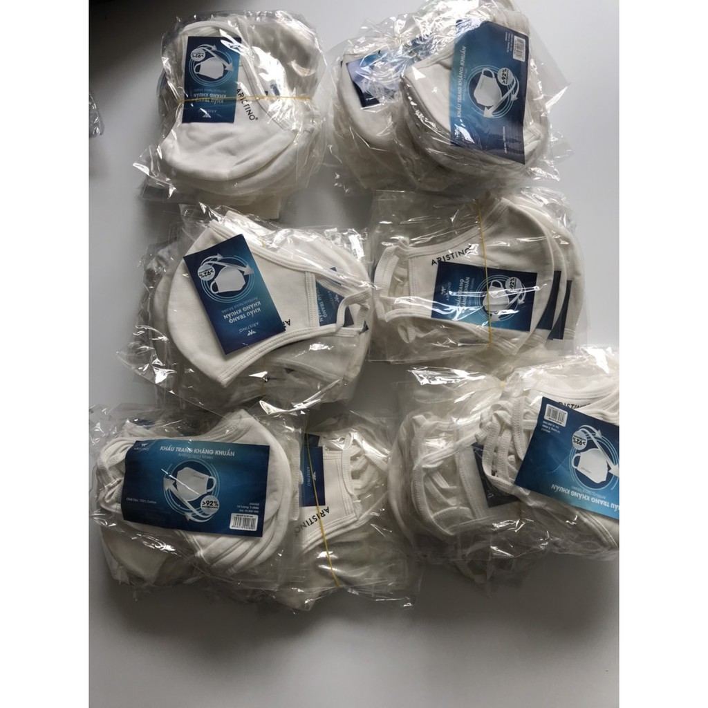 ⚡GIẤY CHỨNG NHẬN CHẤT LƯỢNG⚡Khẩu trang vải⚡ARISTINO⚡ 100% COTTON,  KHÁNG KHẨU,ngăn chặn bụi bẩn và không khí ô nhiễm | BigBuy360 - bigbuy360.vn