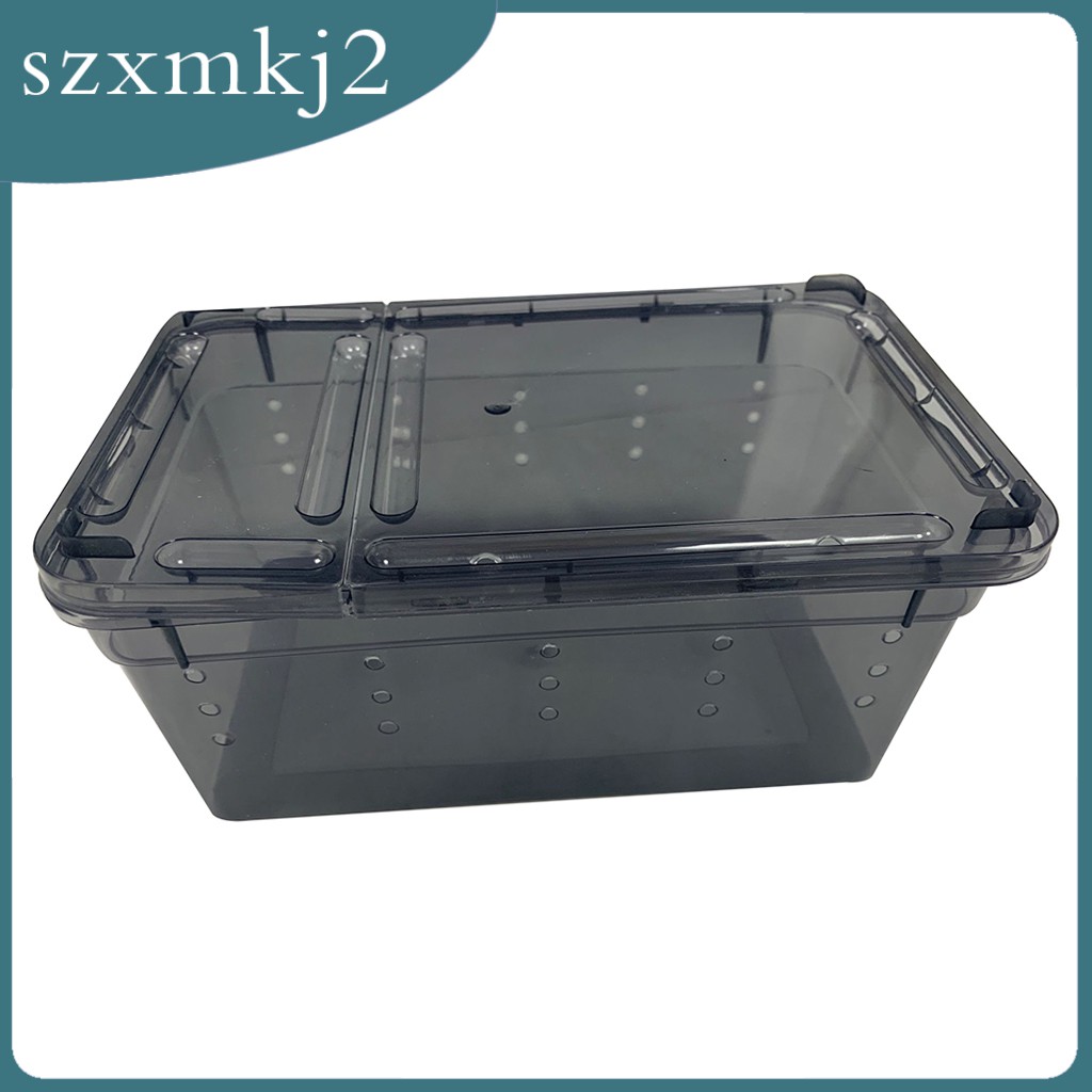 [szxmkj2] Lồng Nuôi Rùa / Bò Sát Màu Đen Dễ Thương