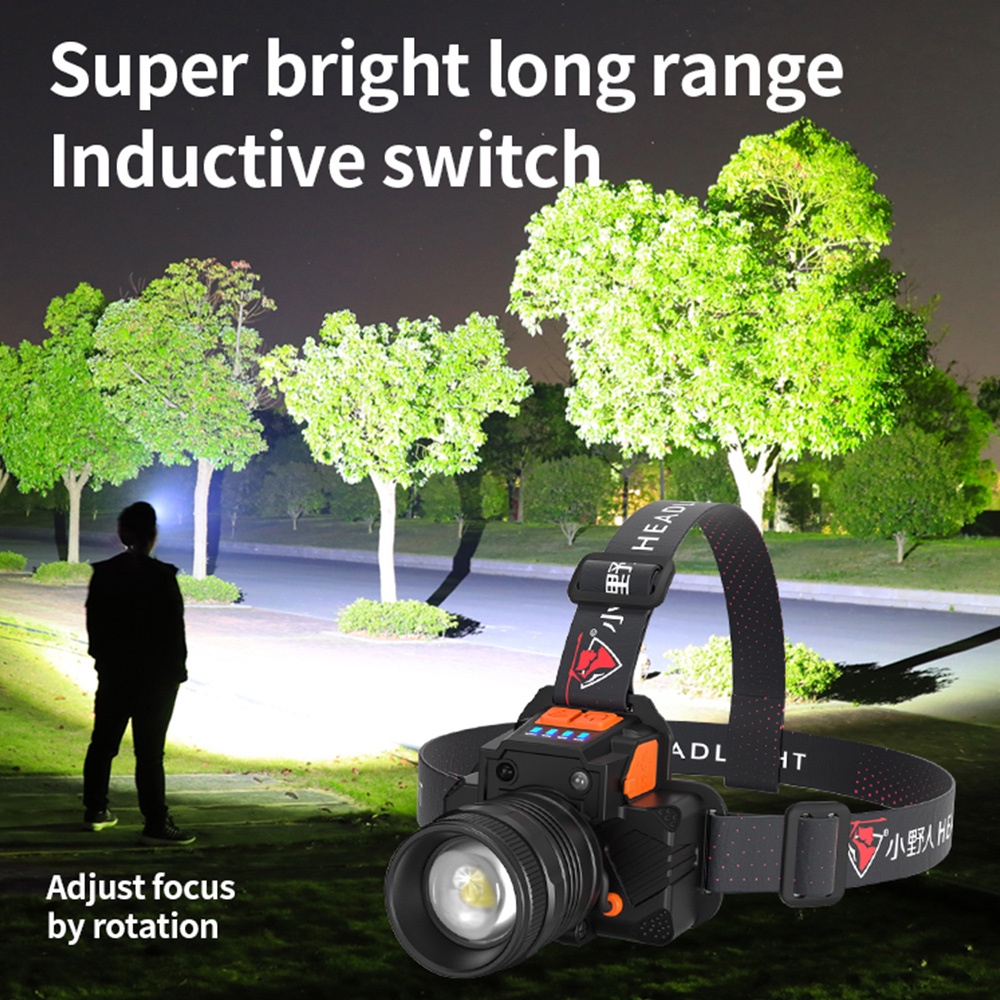 Đèn pin 9 bóng LED đeo đầu đa năng có thể sạc chất lượng cao