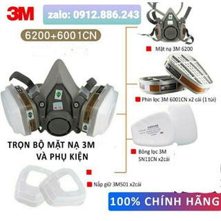 Mặt nạ phòng độc 3M 6200