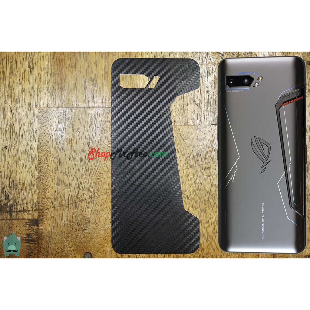 Skin Dán Mặt Sau Lưng Vân Nhôm ASUS ROG Phone 2 - Nhiều màu