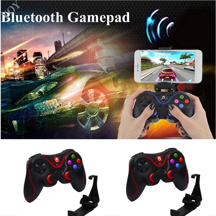 Tay Cầm Chơi Game X3 Và V13 Có Bluetooth Cho Smartphone, PC, Laptop, Android, IOS, Windows Có Giá Kẹp Điện Thoại