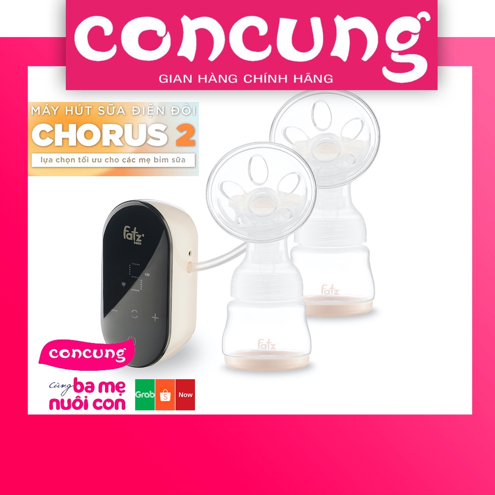🎁🎁🎁MÁY HÚT SỮA FATZBABY CHORUS 2 🎁🎁🎁ĐIỆN ĐÔI - CÓ TÍCH PIN🍒CHÍNH HÃNG🍒