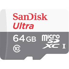 Thẻ nhớ Micro SD Scandisk 32Gb/64Gb/128GB class 10 -80Mb (BH 5 năm)