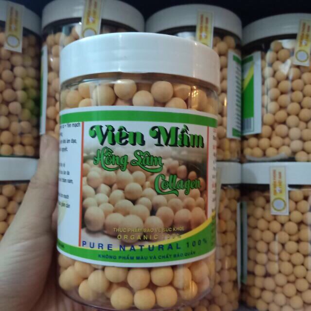 Viên mầm Hồng sâm nhà làm hộp 500g | BigBuy360 - bigbuy360.vn