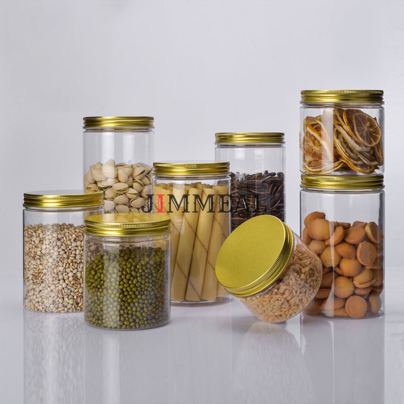 Hộp Nhựa, Hũ Nhựa Pet Nắp Nhôm Đựng Thực Phẩm, Đồ Khô, Ngũ Côc 50 100 200 250 500 800 1000 1200 1500ml