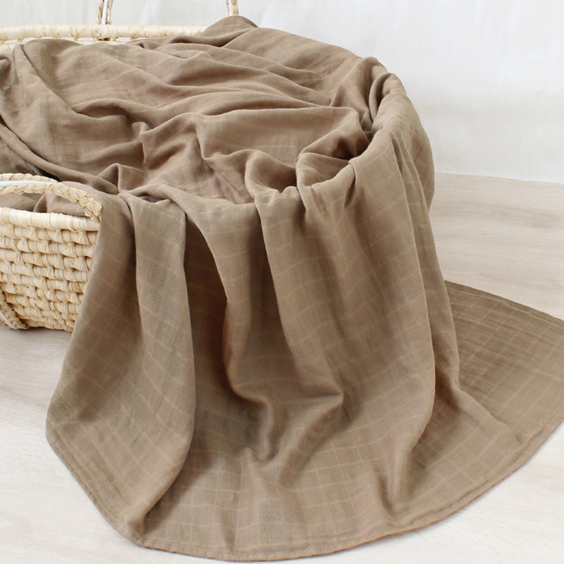 Chăn Quấn Em Bé Mềm Mại 2 Lớp 120x120cm