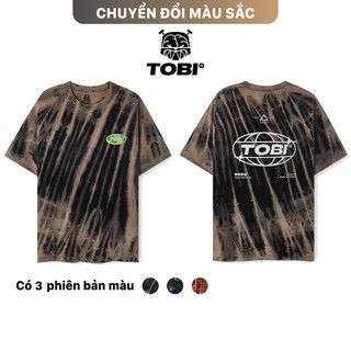 [Mã BMLT35 giảm đến 35K đơn 99K] Áo Thun tay lỡ TieDye unisex chính hãng local brand TOBI - 100% Cotton, thoáng mát