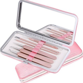 Ví có gương soi đựng nhíp nối mi, ví nhíp nối mi, bóp nhíp nối mi