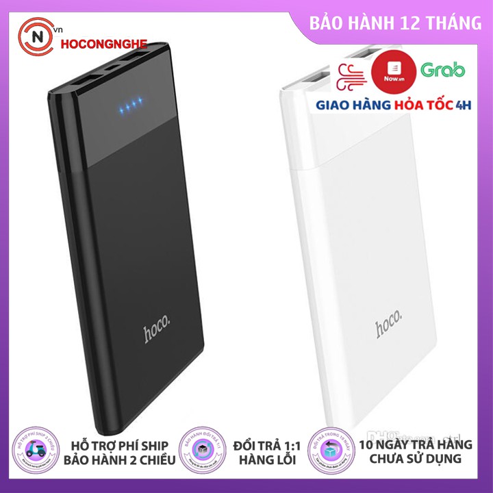 CHÍNH HÃNG Sạc dự phòng Hoco B35D DUNG LƯỢNG 5000mAh - 2 CỔNG SẠC USB - CÓ ĐÈN LED - Hàng Chính Hãng