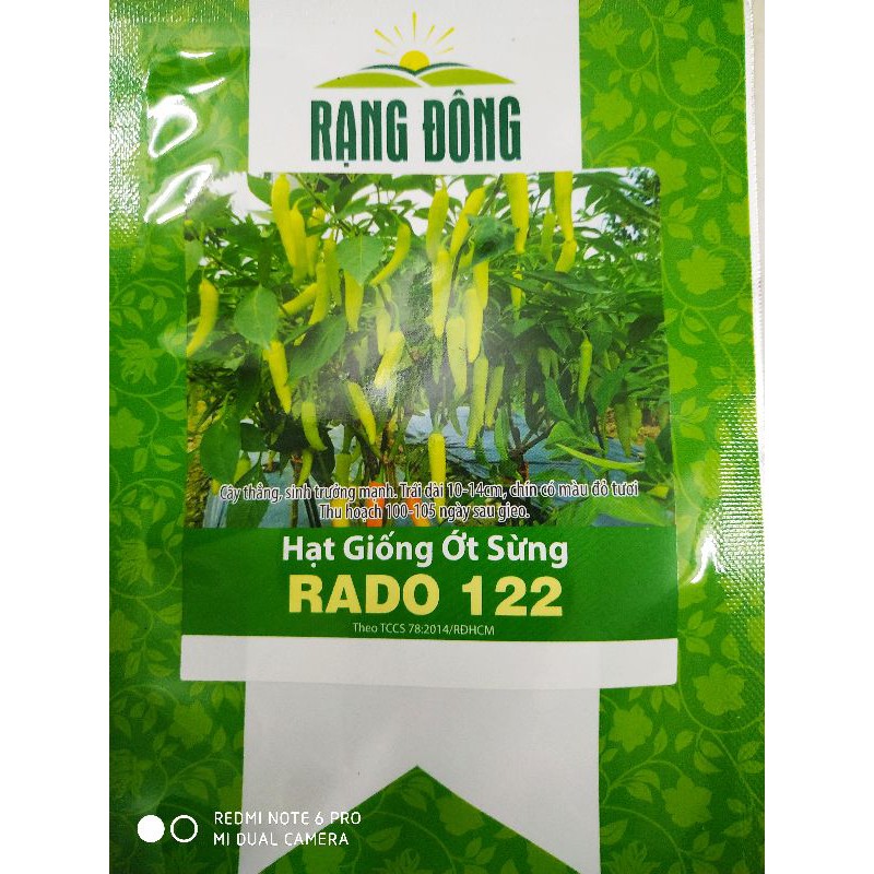Hạt giống Ớt sừng 0.2gr❤️FREESHIP XTRA❤️