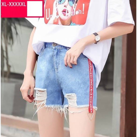 B0688 - Quần jean ngắn nữ cho người mập