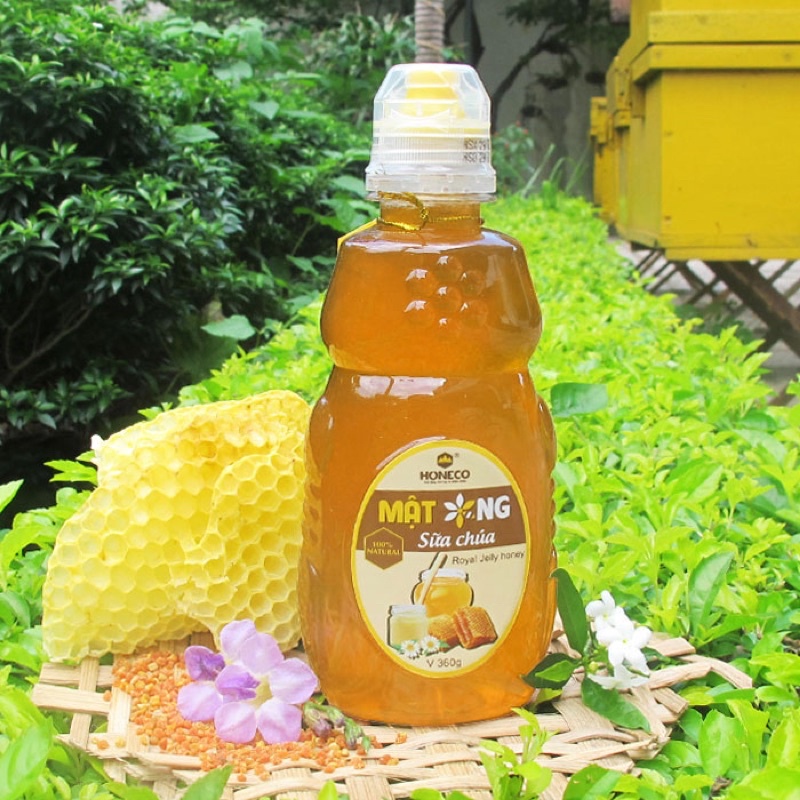 Mật ong sữa chúa HONECO chai 360g