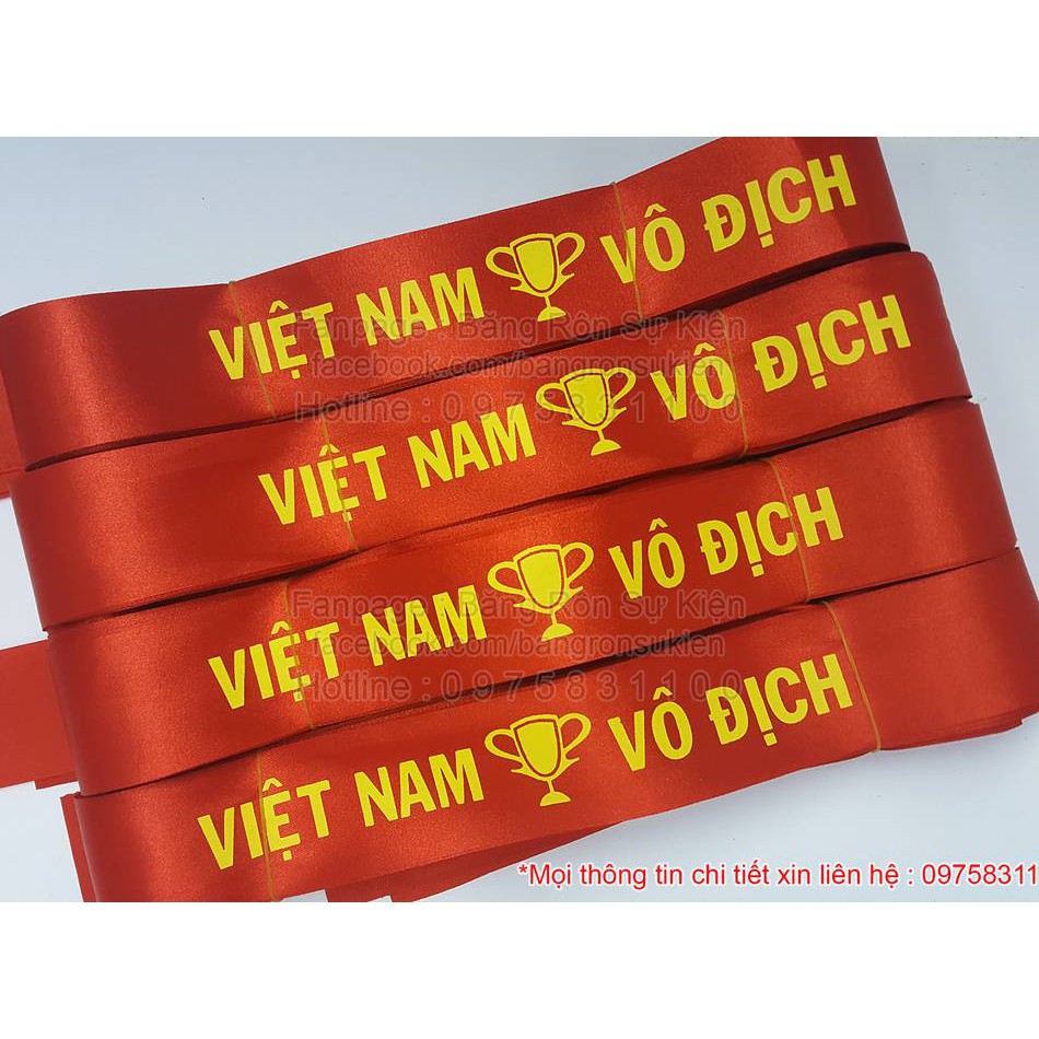Băng rôn đầu cổ vũ bóng đá U23 Việt Nam