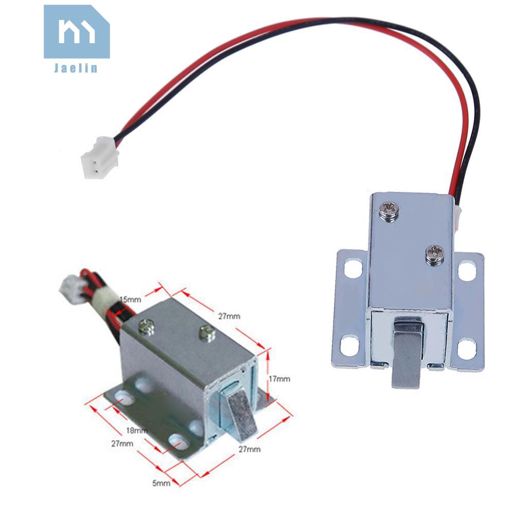 Khóa điện từ điều khiển mini nhỏ gọn 6V 12V dùng cho tủ kéo tiện dụng