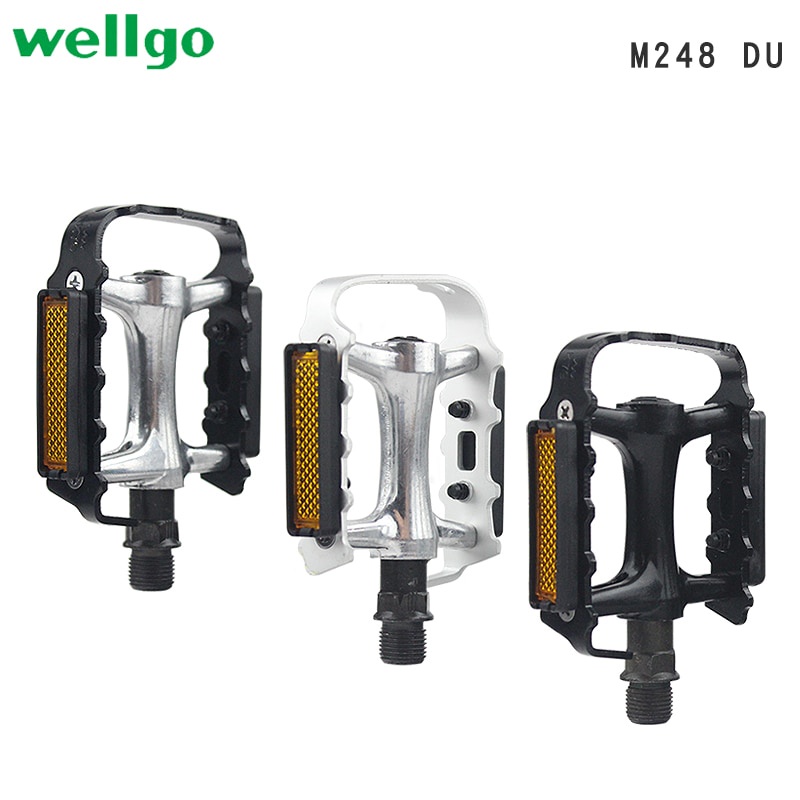 Pedal wellgo M248 Bàn Đạp Nhôm siêu nhẹ - Rẻ nhất HN - Pedan Bàn Đạp Nhôm Wellgo phù hợp với đa số c