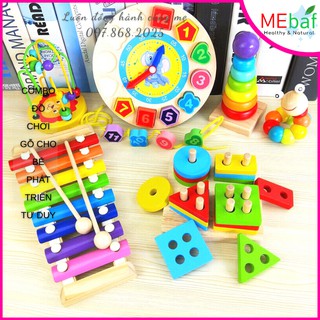 Đồ chơi gỗ cho bé phát triển tư duy, MEBAF