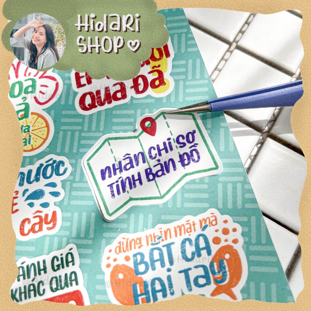 Sticker Thành Ngữ Gen Z  Hài Hước | Hidari thiết kế