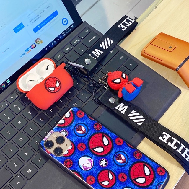 Ốp silicon dẻo Spider Men cho IP 11 Pro Max/ 11 Pro/ Ip 11