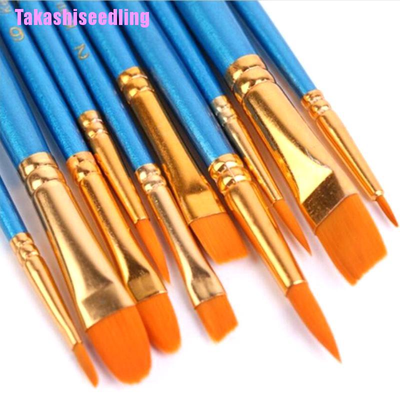 Bộ 10 Cọ Vẽ Màu Nước Chất Lượng Cao