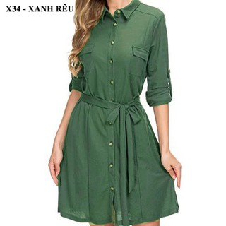 [Hot] Váy Đầm Nữ công sở dạo phố X34