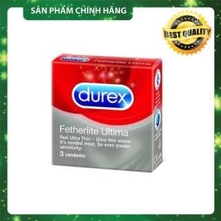 Bao Cao Su Durex Fetherlite Ultima chính hãng 100% - hộp 3 chiếc