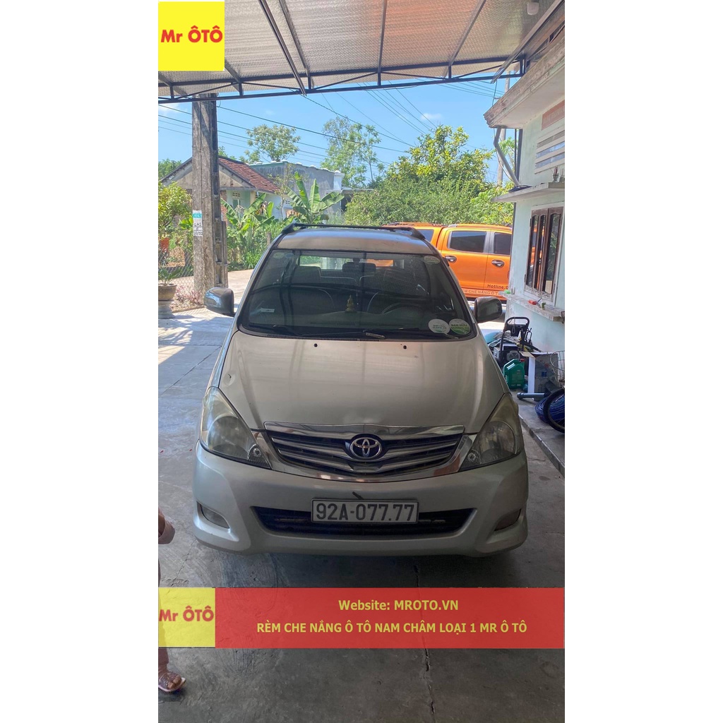 Rèm che nắng ghế 3 Xe Toyota Innova 2006 2007 2008 2009 2010 2011 2012 2013 2014 2015 Loại 1 Mr.OTO. Bảo Hành 24 tháng.