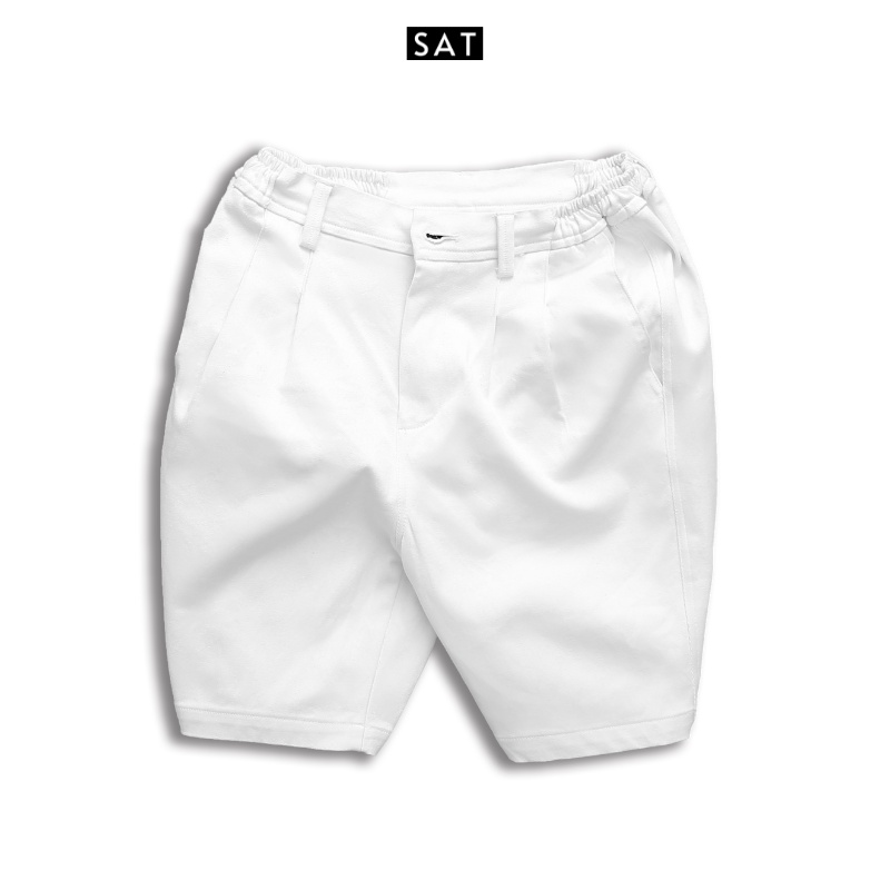 Quần short quần đùi nam SAT SPre-01 vải kaki cao cấp trẻ trung, dày dặn, co giãn nhẹ, chuẩn form.