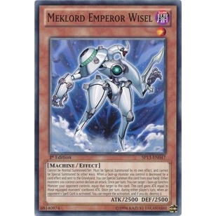 Thẻ bài Yugioh - TCG - Meklord Emperor Wisel / SP13-EN047'