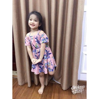 Đầm maxi sang chảnh cho bé 2-7 tuổi
