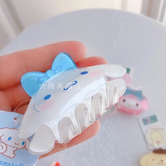 SANRIO Kẹp Tóc Hình Mèo Hello Kitty Dễ Thương Cho Bé Gái