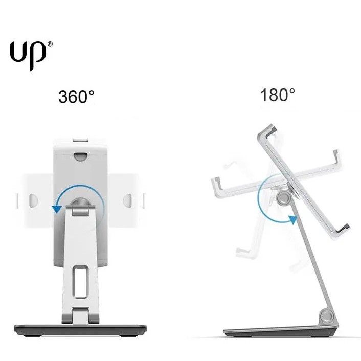(Cỡ lớn ) Giá kẹp đỡ điện thoại Ipad máy tính bảng cao cấp xoay 360 độ tablet stand nhôm UP AP-7XN | BigBuy360 - bigbuy360.vn