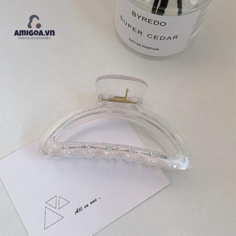 ✨✨Kẹp Tóc Hình Cá Mập Đính Ngọc Trai Phong Cách Vintage Cho Nữ