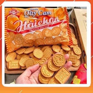 Bánh quy cam Hải Châu tuổi thơ 8x- 9x, bánh quy tuổi thơ dữ dội 130gr