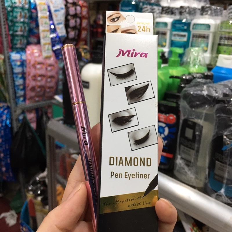Bút Kẻ Mắt Mira Diamond Pen Eyeliner đen