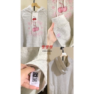 [ SẴN ] hoodie Kirsh doodle cherry ( kèm video và ảnh thật )